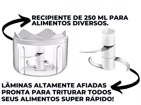 Mini robot da cucina elettrico 250 ml