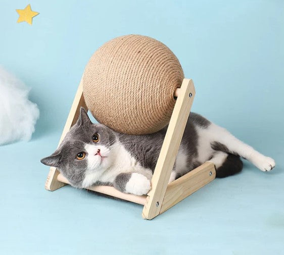 Rotating Rope Scratcher for Cats