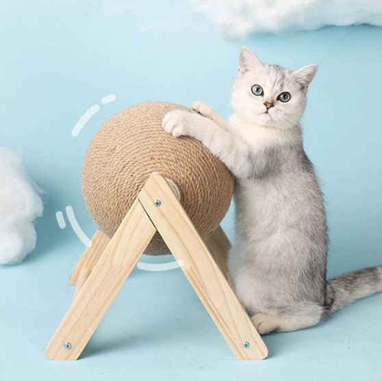 Rotating Rope Scratcher for Cats