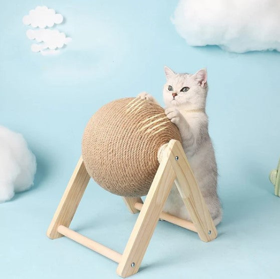 Rotating Rope Scratcher for Cats